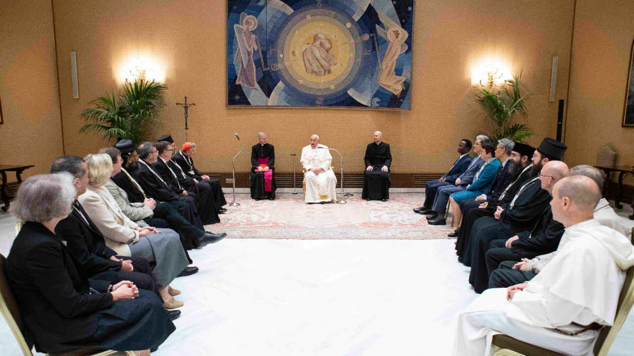 2024 10 22 Pope Francis receives the Fraternal Delegates to the Synod