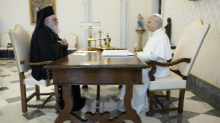Papa Leone XIV riceve il Patriarca Youhanna X